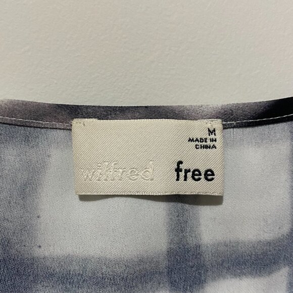 Wilfred Free Divinity Top Camisole 90s Style Tank Empire Waist Plaid Aritzia - Picture 9 of 13